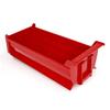 wheelfun 1/14 10X10 Metal U Shape High Bucket for RC Hydraulic Full Dump Truck 8X8 Cars for Adult Hobby(Red) view 1