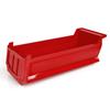 wheelfun 1/14 10X10 Metal U Shape High Bucket for RC Hydraulic Full Dump Truck 8X8 Cars for Adult Hobby(Red) view 3