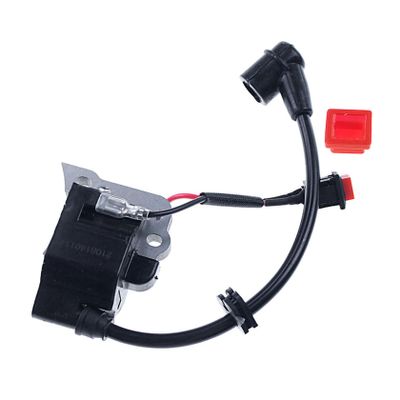 FLMLF Ignition Coil with Stop Switch Cap for Zenoah CY 23CC-71CC Engine for 1/5 HPI ROFUN ROVAN KM BAJA LT FG GoPed RedCat Rc Car Parts (Black)