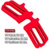 Aluminum Dual Motor Mount Upgrades Part for 1/7 Felony/Infraction/Limitless 6S BLX,BRCatWPark Large Pinions Motor Mount Fixed Bracket,Red view 2
