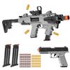 Soft Bullet Toy Gun Blaster, Realistic Toy Dart Hand Gun Soft Bullet Pistol Foam Shell ejecting Blasters with 3Clips, Gifts for Boys Girls Adults Age 8+ view 1