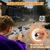 Soft Bullet Toy Gun Blaster, Realistic Toy Dart Hand Gun Soft Bullet Pistol Foam Shell ejecting Blasters with 3Clips, Gifts for Boys Girls Adults Age 8+ view 3