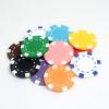 JIESITE 11.5 Gram Poker Chips ABS Monte Carlo Poker Chips Casino Grade Poker Chip for Texas Hold'em, Blackjack,Card Night Poker Games-Pack of 50 (Orange) view 2