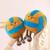 12inch Volleyball Plush Toys Soft Stuffed Sports Plush Balls Cute Fun American Soccer Doll Toys with feet Creative Football Spherical Decor Throw Pillow for Christmas Kids Gift (Yellow Volleyball) view 4