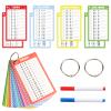 Atiloy 17 Pcs Multiplication Flash Cards 0-16 Funny Math Games for Kids 1st Grade, 2nd Grade, 3rd Grade, 4th Grade view 1