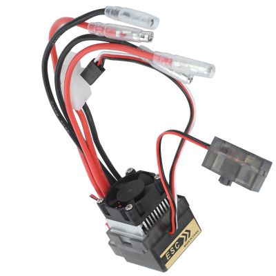 360A Brushed ESC for 1/10 RC Crawler with Heat Sink Cooling Fan Overheating Low Voltage for Car Vehicles Short Course Trucks Trucks Trucks