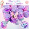 48 Pack Mini Galaxy & Mermaid Slime Cups | Super Soft & Non-Sticky Party Favors for Kids, Bulk Classroom Prizes, Birthday Gift, Goodie Bag Stuffers for Boys and Girls Ages 8-12 view 4