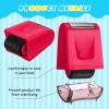 Sherr Dashed Handwriting Lines Practice Roller Stamps for Teacher Classroom Rolling Stamps Handwriting Practice Tool for School Gift for Kid Parents Preschool Kindergarten Education(Rose Red) view 4