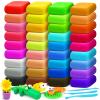 Air Dry Clay 36 Colors, Modeling Clay for Kids, DIY Molding Magic Clay, Gift for Kids Boys Girls view 1