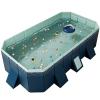 Foldable Pool, Kid Pool for Backyard Dog Pools, Non-Inflatable Kids' and Adults' Outdoor Swimming Pool, Portable Pool(Size:9.8 * 5.4 * 1.8FT) view 1
