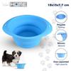 WELL HOME MOBILIARIO & DECORACIN Hearts&Homies Set of 3 Collapsible Round Bowl in Blue Silicone view 2