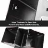 ABUSA Heavy Duty Swing Sets Brackets Including 2 Black A-Frame Swing Set Brackets and 4 Black Swing Hangers for Playground Equipment Mounting Parts Hardware Included (Black) view 3
