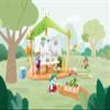 Hape Green School Doll Playset Toy view 3