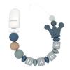 Personalized Pacifier Clip with Name for Crown Girls Customized (Grey) view 1