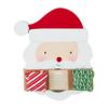 Mud Pie Santa Bag Toss Game; Goals 10" x 6 1/2" | Bags 2" x 2" view 1