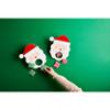 Mud Pie Santa Bag Toss Game; Goals 10" x 6 1/2" | Bags 2" x 2" view 2