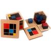 Gudong Montessori Arithmetic Algebraic Binomial Cube Trinomial Cube Wood Toys Math Elementary Education Toys Children Arithmetic Algebraic Math Teaching Aids (D) view 2