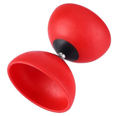 SPYMINNPOO Chinese Yoyo Set with Coloured Sticks, Fun Game for Beginners Intermediate Players of All Ages Exercise Hands and Arms (Red)