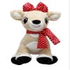 Baby Starters Musical Light Up Plush Christmas Plush Toy with Music and Light, Tan Clarice with Red Scarf, 10 inch, from Rudolph, The Red Nosed Reindeer view 2