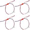 Fun Express Patriotic I Love USA Adjustable Friendship Bracelets - 12 Pieces view 1