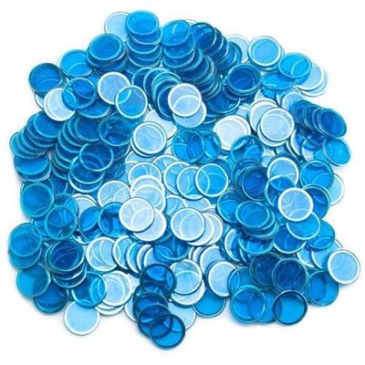 212 Main 300 Pack Blue Magnetic Bingo Chips