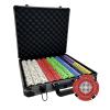 MRC POKER Prestige Pro (14 Grams) [1000 pcs] Printed Poker Chips Set with Deluxe Black Case - Custom Build Available view 1