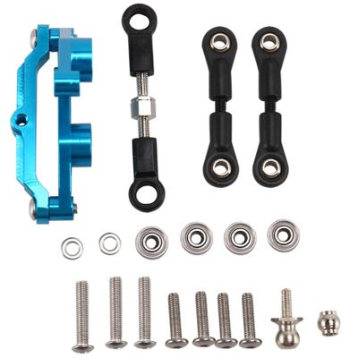 DAYUDDRICAR for Tamiya TT02 TT-02 TT02D 1/10 RC Car Aluminum Alloy Ball Bearing Crank Steering Set Replacement for Tamiya TT02 TT-02 TT02D 1/10 RC Car Accessories Part