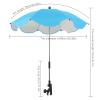 BFYDOAA Chair Parasol with Clamp,360 Adjustable Clip on Baby Stroller Umbrella Portable 8 Bone Beach Chair Sunshade for Pram,Buggy,Pushchair,Golf Carts(red) view 2