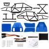 CCKALM Upgrade Parts Compatible with TRX4M for Rock for Tarantula Nylon Buggy Body Shell Chassis Kit for 1/18 RC Crawler Upgrade(Color:Blue) view 3