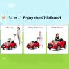 Voupou Kids Push Car, Ride On Car, Licensed MINI Cooper Toddler Push Car Toy with Adjustable Push Rod, Horn Music, Seat Belt,Silent Wheels - Ideal Stroller Substitute for Kids 1-3Years Old view 3