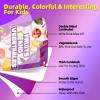 45Pcs Fruits and Vegetables Cognitive Cards,Realistic Fruit and Vegetable Cognitive Pictures Flash Cards, Portable Waterproof Flashcards view 4