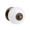 10 Pcs Kitchen Pull Handle Drawer Knobs Ceramic Door Cabinets Cupboard Hardware Baby Kid's Furniture Lockers Handles Decorative(White) view 3