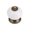 10 Pcs Kitchen Pull Handle Drawer Knobs Ceramic Door Cabinets Cupboard Hardware Baby Kid's Furniture Lockers Handles Decorative(White) view 4