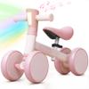 SYNCFUN Baby Balance Bike with Music and Light for 1-2 Year Old Toddlers, 1st Birthday Gift, One Year Old Birthday Gift for Boys Girls, Outdoor Baby Toys (Pink) view 1
