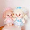 niannyyhouse 10cm~15cm 20cm 40cm Plush Doll Clothes Headdress Dresses Bibs Maid Outfit Doll Dressup (Black 20cm) view 4