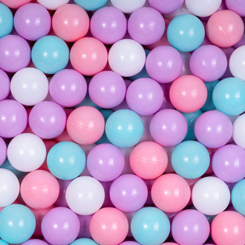 Dekeyoo Ball Pit Balls Pack of 200 2.15 Inch - BPA Free, Crush Proof Plastic Balls for Ball Pit, Tent, Playhouse, Children's Toy Ball for Party