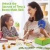 Edulok Toddler Learning Clock, Telling Time Teaching Clock for Kids, Math Manipulatives, Math Puzzle Games, Kindergarten Educational Sensory Toys, Preschool Learning Activities, Homeschool Supplies view 3