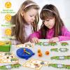 Edulok Toddler Learning Clock, Telling Time Teaching Clock for Kids, Math Manipulatives, Math Puzzle Games, Kindergarten Educational Sensory Toys, Preschool Learning Activities, Homeschool Supplies view 4