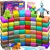 YOPINSAND Air Dry Clay 60 Colors, Modeling Clay for Kids, DIY Molding Magic Clay, Gift for Kids Boys Girls view 1