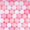 Dekeyoo Ball Pit Balls Pack of 100 - BPA Free, Crush Proof Plastic Balls for Ball Pit, Tent, Playhouse, 2.15 Inch White Light Pink Pink view 1