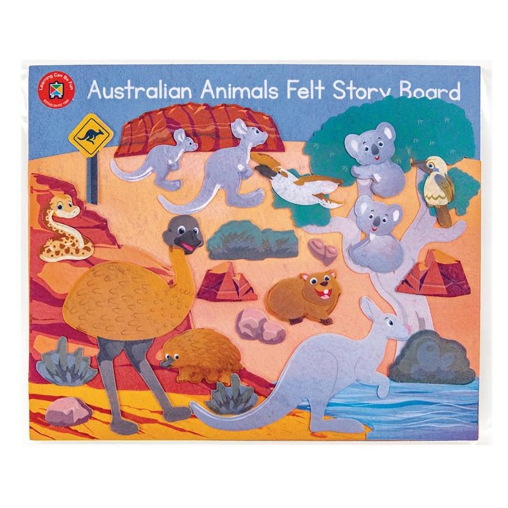 Learning Can Be Fun Australian Animals Felt Story Board