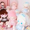 niannyyhouse 10cm~15cm 20cm 40cm Plush Doll Clothes Headdress Dresses Bibs Maid Outfit Doll Dressup (Black 40cm) view 4
