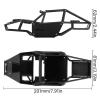 CCKALM Upgrade Parts Compatible with TRX4M for Rock for Tarantula Nylon Buggy Body Shell Chassis Kit for 1/18 RC Crawler Upgrade(Color:Black) view 2