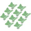 10 Pcs Butterfly Shape Ceramic Door Knobs,Cabinet Wardrobe Cupboard Drawers Pulls Handles for Girls and Baby Children's Furniture(Green) view 1
