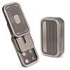 D.G.PLAYER Triple Fidget Slider, Magnetic Metal Fidget Toys Adults Anxiety EDC Cool Gadgets Sensory Toys for Relieve Stress, Tension, Anxiety Valentines Day Gifts for Kids (Silver-Grey) view 1
