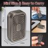 D.G.PLAYER Triple Fidget Slider, Magnetic Metal Fidget Toys Adults Anxiety EDC Cool Gadgets Sensory Toys for Relieve Stress, Tension, Anxiety Valentines Day Gifts for Kids (Silver-Grey) view 4