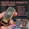 D.G.PLAYER Triple Fidget Slider, Magnetic Metal Fidget Toys Adults Anxiety EDC Cool Gadgets Sensory Toys for Relieve Stress, Tension, Anxiety Valentines Day Gifts for Kids (Gold) view 2