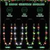 Traplace 24PCS Christmas Party Supplies, Colorful Light Up Christmas Necklace, Christmas Accessories Santa Claus Bulbs, 3 Modes Christmas Necklaces Bulk for Christmas Light Necklaces New Year Eve view 3