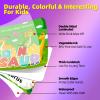 37PCS Dinosaur Cognitive Cards, Cartoon Dinosaurs Flash Cards,Portable Waterproof Jurassic Dinosaur Learning Flashcards view 4