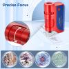 60x-120x Mini Pocket Microscope for Kids Adults, Portable Handheld Microscope with Microscope Slides, Miniscope Portable Microscope for Kids Little Scientist Students School Minilabsters Education view 4